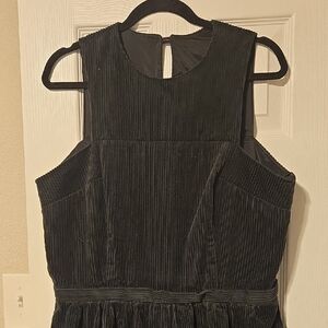 Handmade Dark Green Courdery Jumpsuit